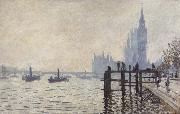 The Thames Below Westminster Claude Monet